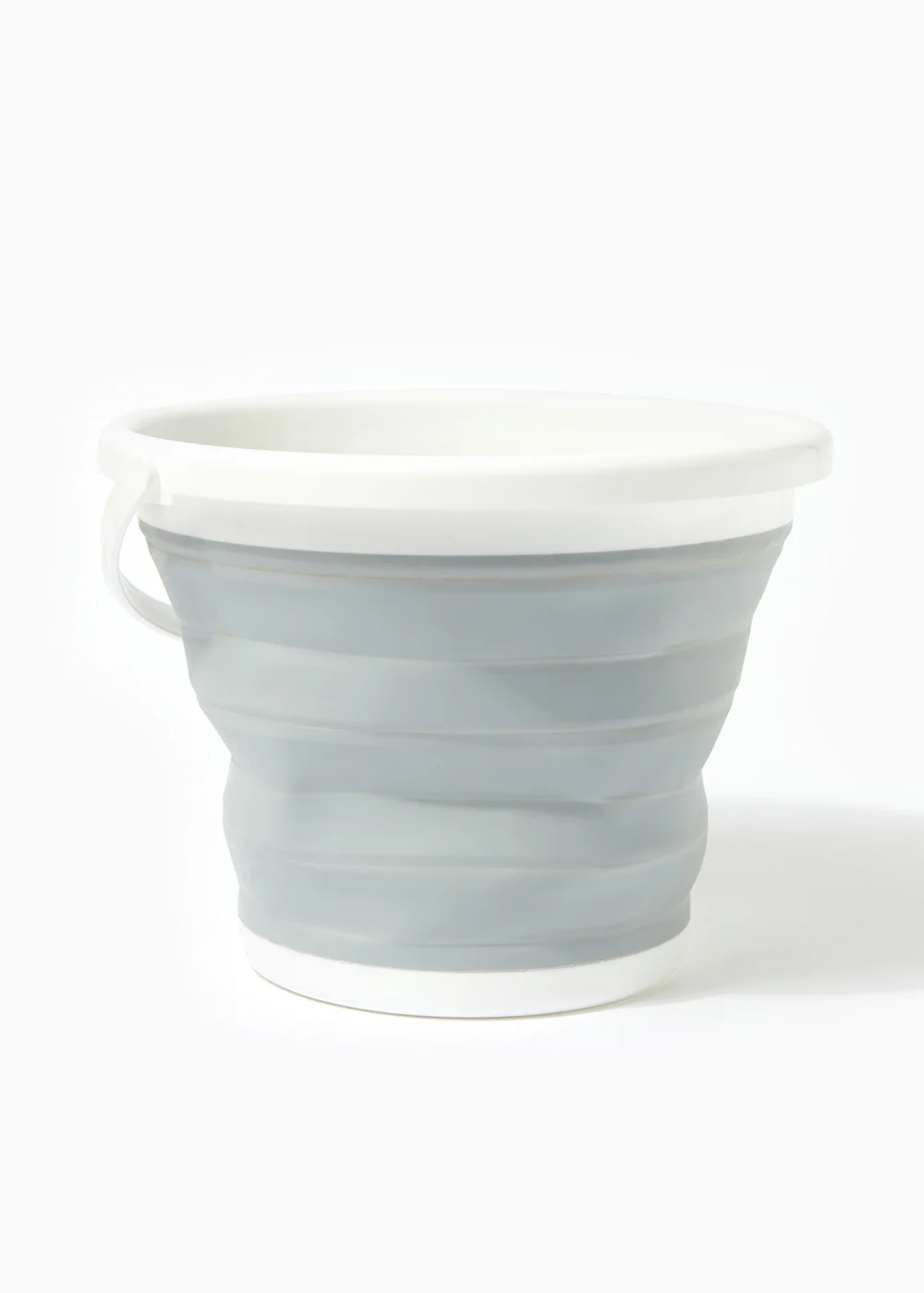 Grey Silicone Collapsible Bucket (31cm x 31cm x 24.5cm) Image 1
