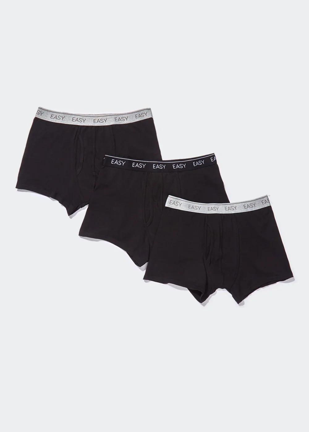 3 Pack Black Keyhole Trunks - XS Image 1
