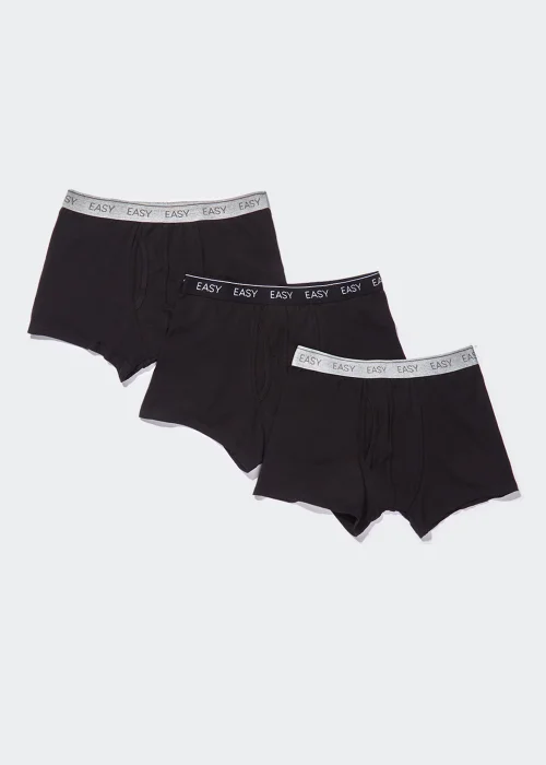 3 Pack Black Keyhole Trunks - XS Image 1