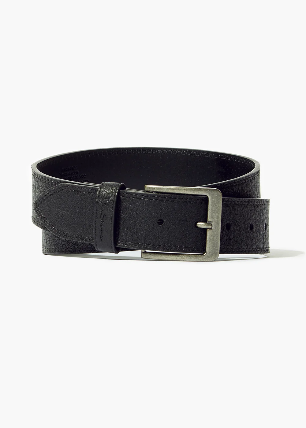 Ben Sherman Black Bodwitch Leather Belt - M Image 1