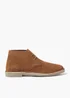 Tan Suede Desert Boots - Size 6 Image 1