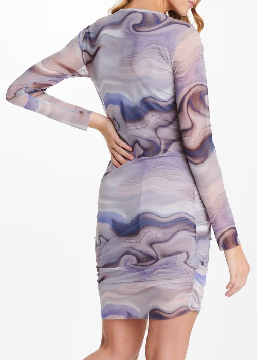 JDY Ota Marble Mesh Dress - 6 Image 3