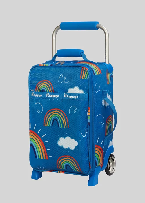 Kids IT Luggage Rainbow Print Cabin Suitcase - Cabin Image 1