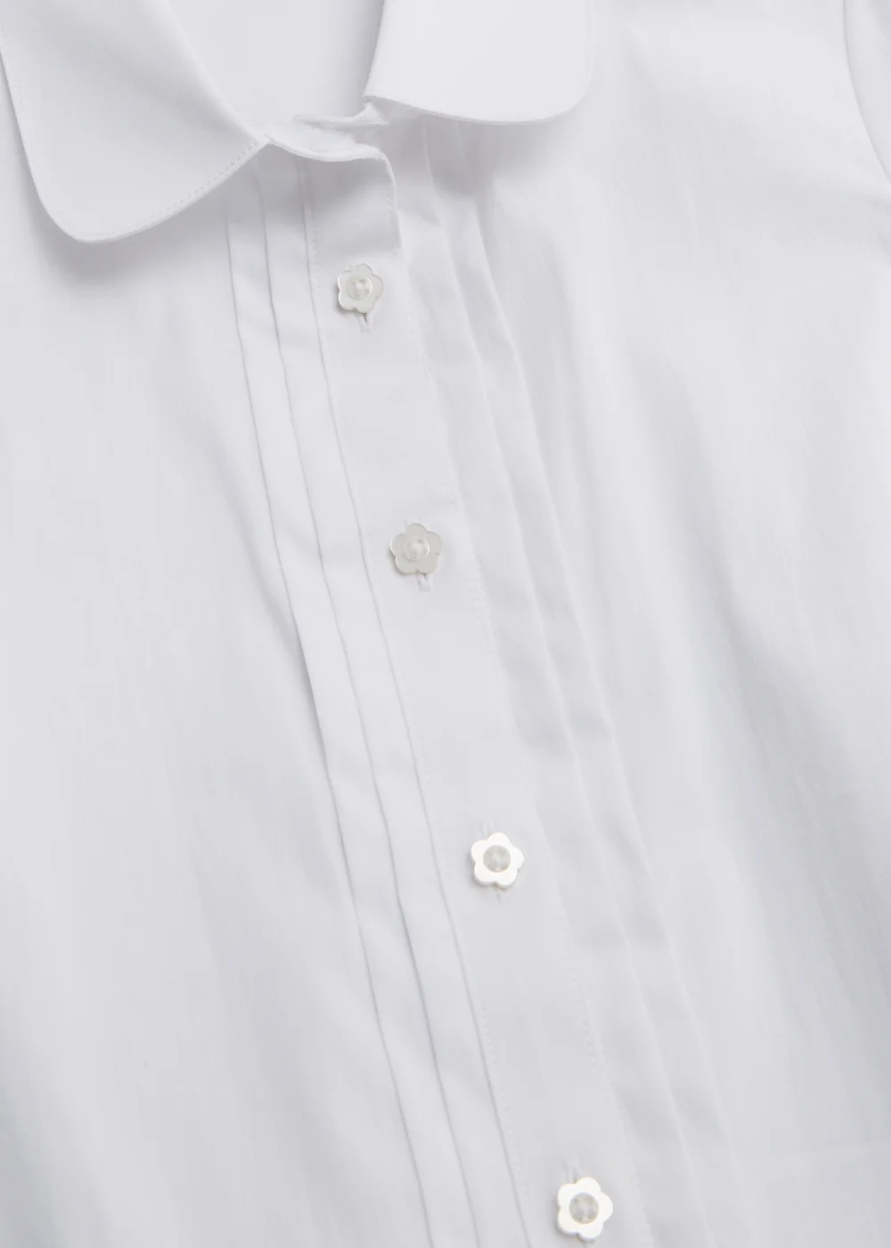 Girls 2 Pack White Seamed School Blouses (3-16yrs) - 3 Yrs Image 2