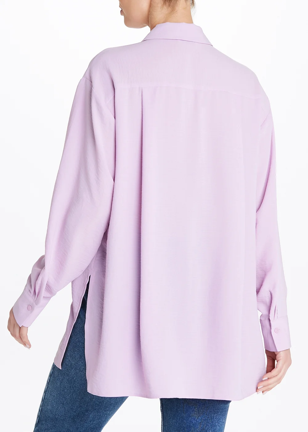 Lilac Longline Shirt - Size 8 Image 4
