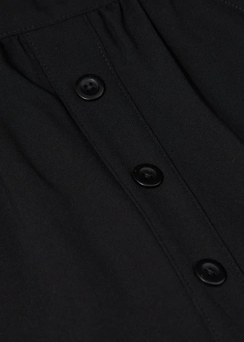 Girls Black Button Front School Skirt (4-13yrs) - 3 Yrs Image 2