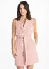 Be Beau Pink Button Up Mini Dress - 6 Image 1