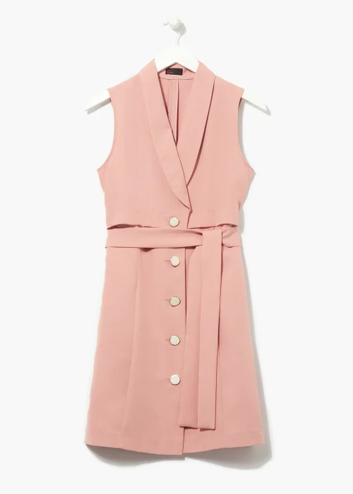 Be Beau Pink Button Up Mini Dress - 6 Image 2