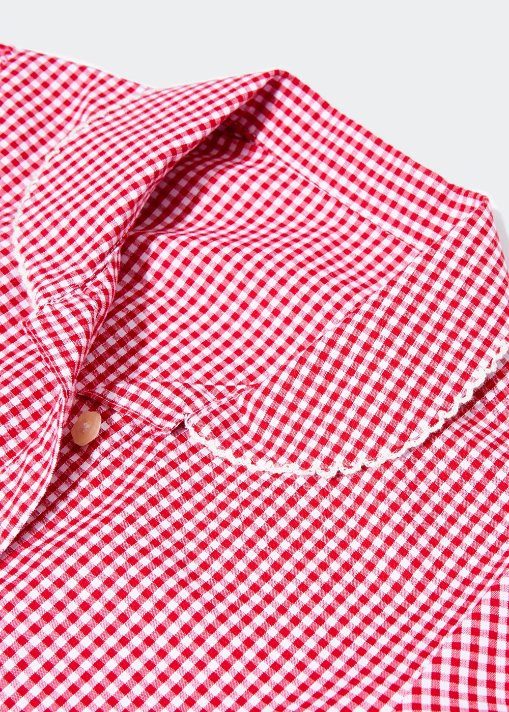 Girls Red Gingham Belted School Dress (3-14yrs) - Age 6 Years Image 2
