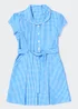 Girls Blue Gingham Belted School Dress (3-14yrs) - Age 3 Years Image 1