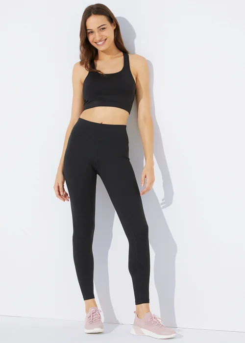 Souluxe Black Sports Leggings - 8 Image 1