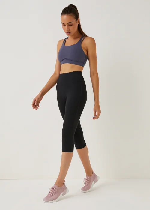 Souluxe Black Capri Sports Leggings - 8 Image 3