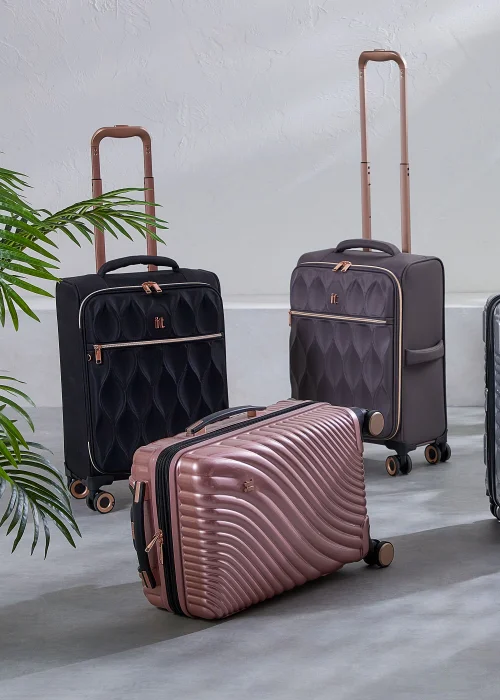 IT Luggage Enliven Charcoal Suitcase - Cabin Image 4
