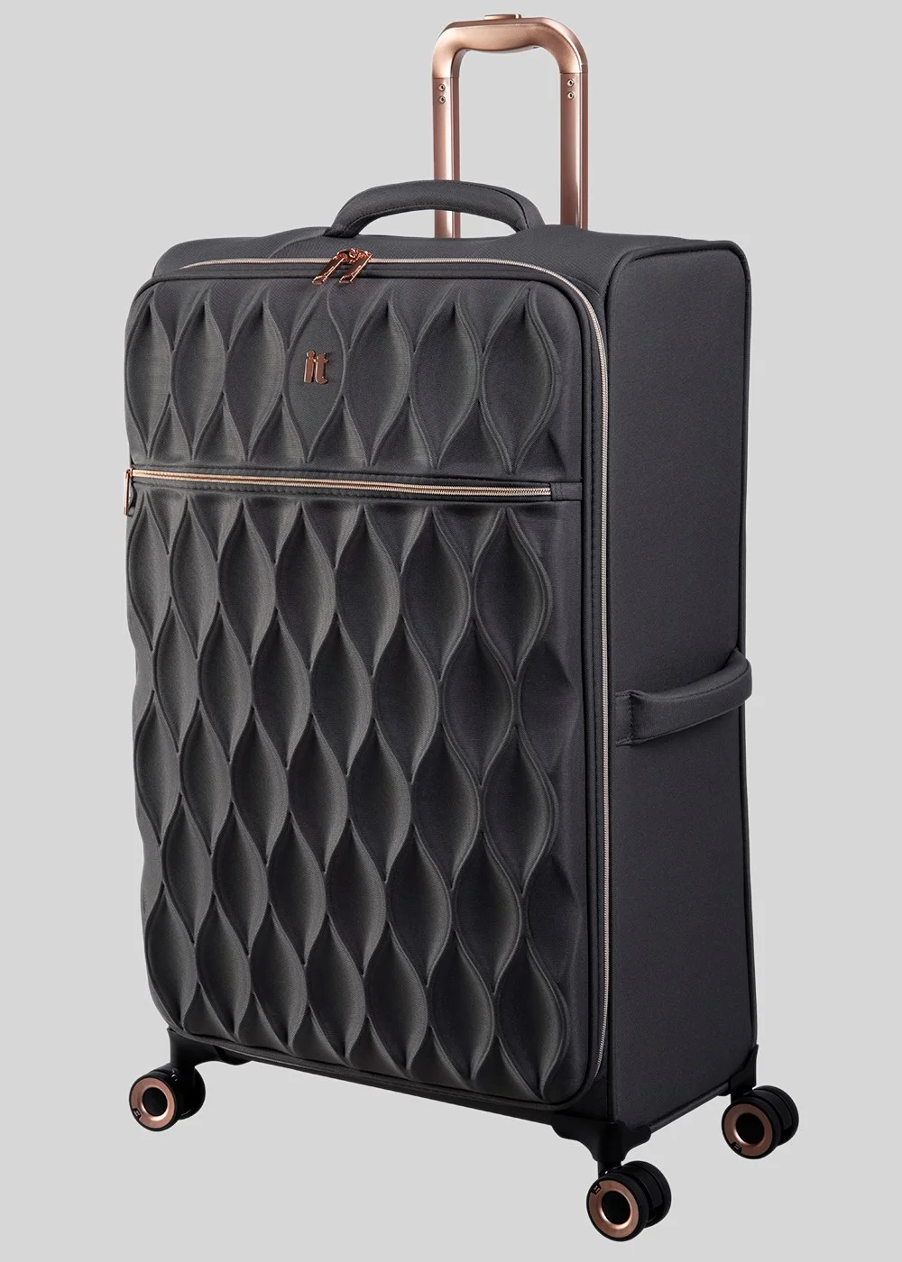 IT Luggage Enliven Charcoal Suitcase - Cabin Image 3