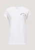 White Slogan T-Shirt - Small Image 4