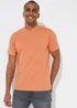 Peach Essential V-Neck T-Shirt - S Image 1