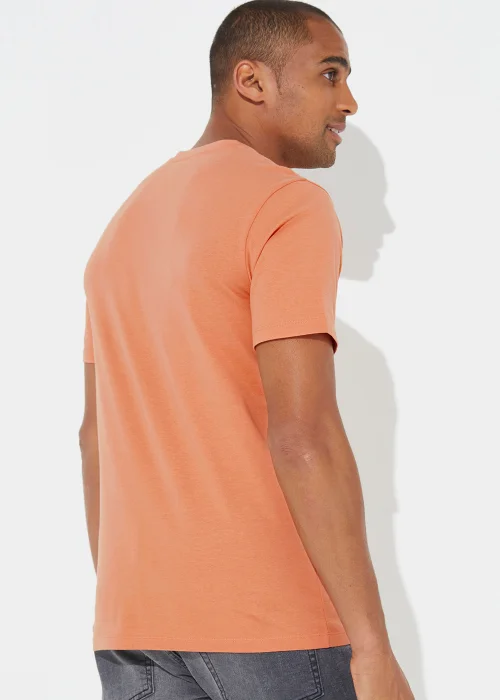Peach Essential V-Neck T-Shirt - S Image 3