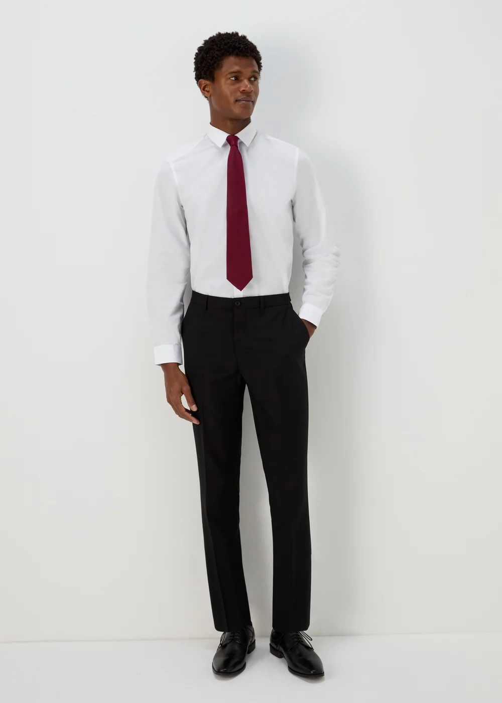 Taylor & Wright 3 Pack White Easy Care Slim Fit Shirts - 14 Collar Image 5