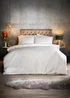 Farhi by Nicole Farhi Ivory Geometric Jacquard Duvet Cover - Double Image 1