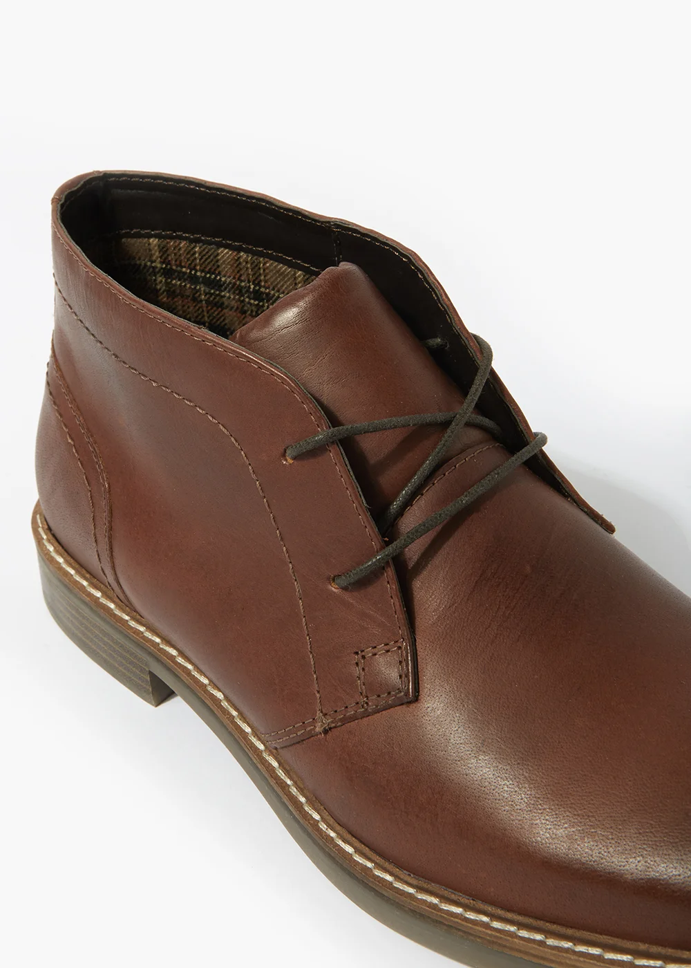 Brown Real Leather Chukka Boots - 7 Image 2