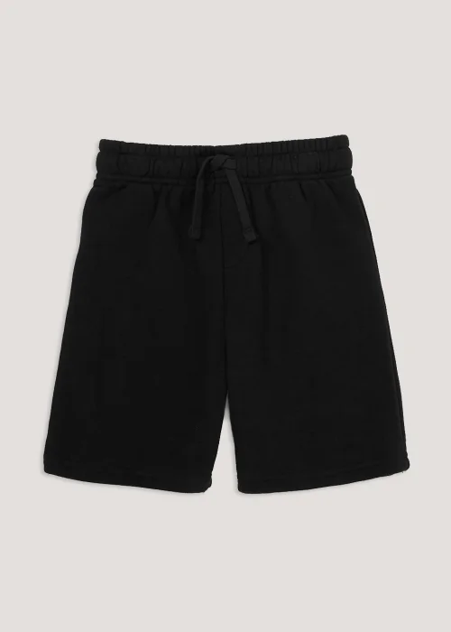 Kids Black Jogger School Sports Shorts (3-13yrs) - 3 Yrs Image 1
