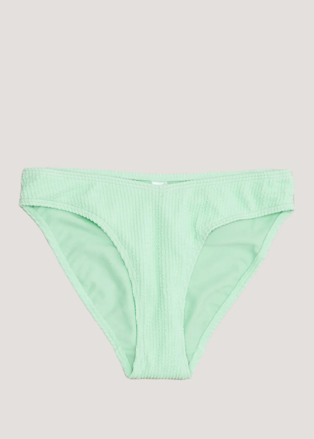 Mint V-Front Crinkle Bikini Bottoms - 6 Image 2