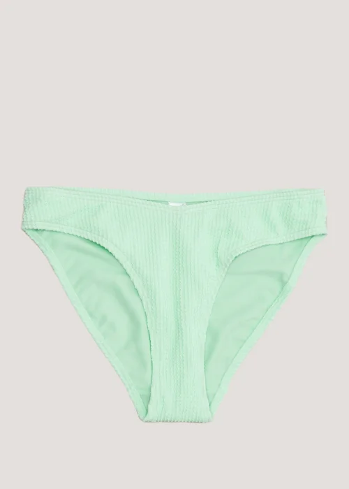 Mint V-Front Crinkle Bikini Bottoms - 6 Image 2