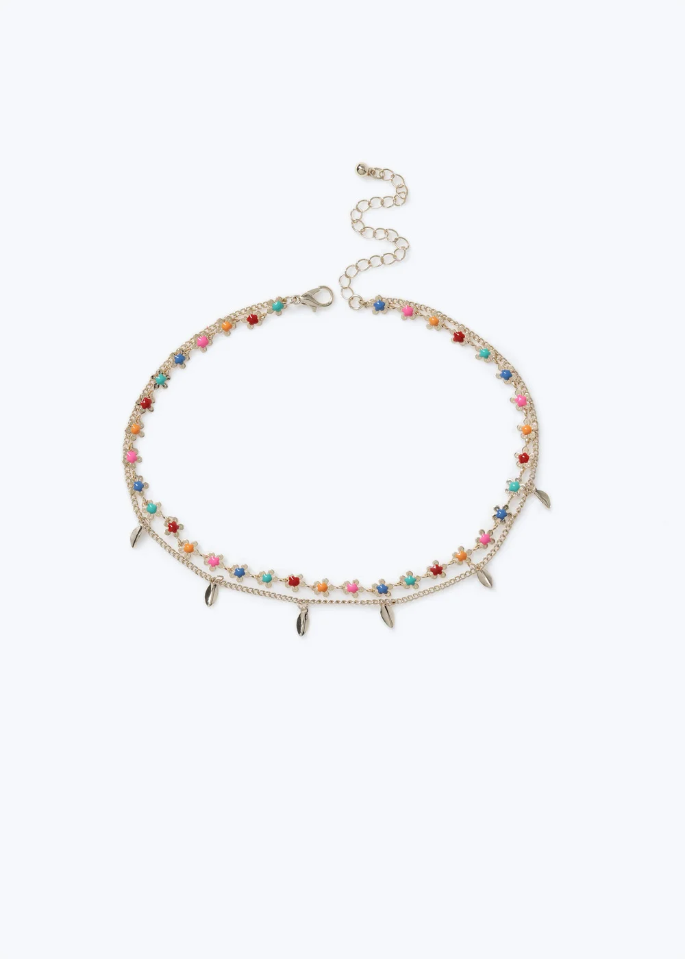 Multiple Chokers Multirow Choker - One Size