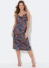 Be Beau Leopard Print Cowl Neck Midi Dress - 6 Image 1