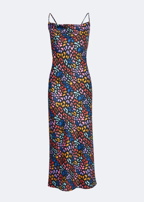 Be Beau Leopard Print Cowl Neck Midi Dress - 6 Image 4