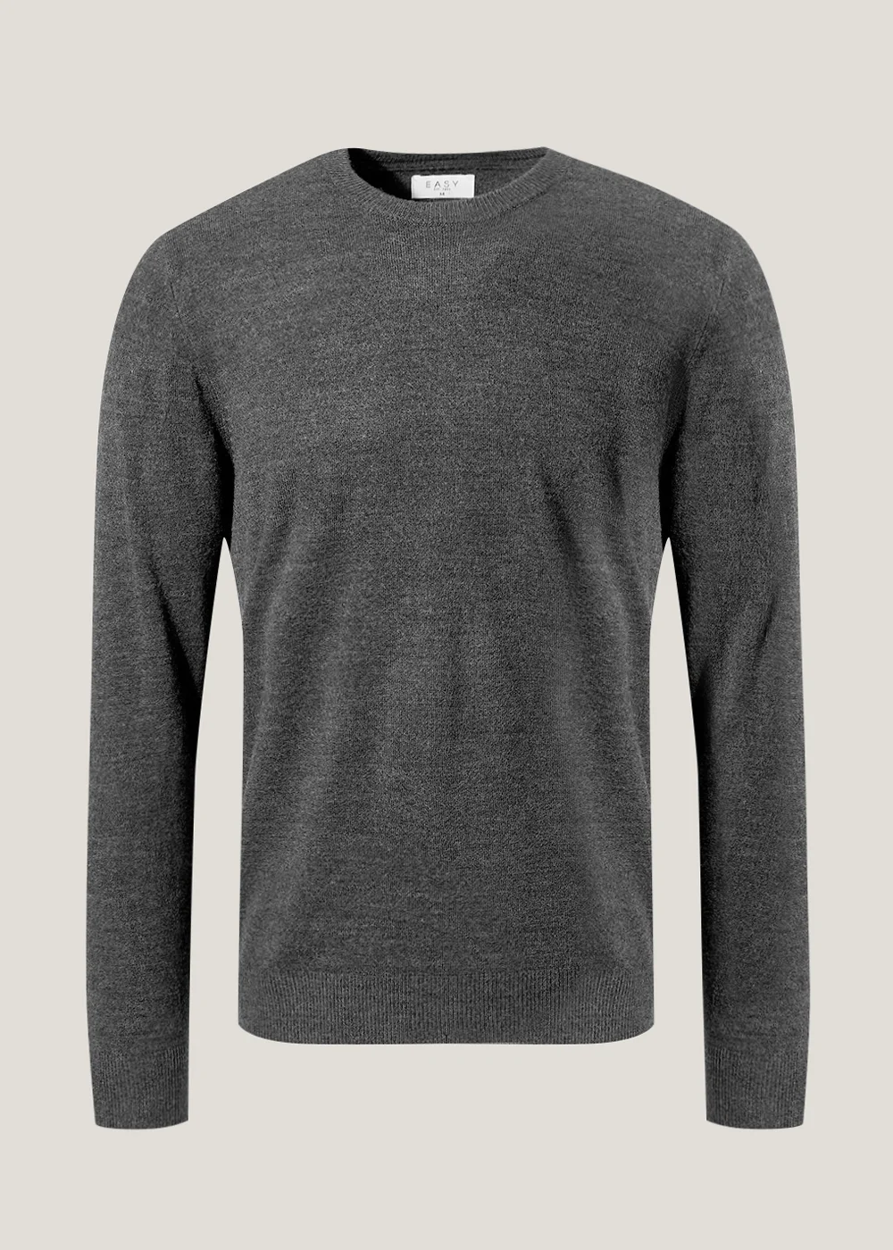 Charcoal Soft Touch Crew Neck Jumper - Extra small Image 2