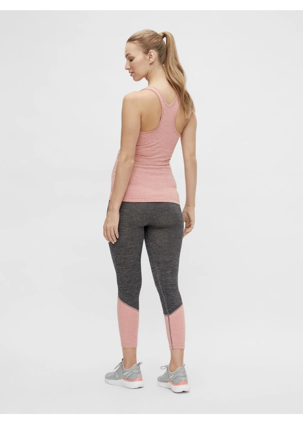 Mamalicious Maternity Pink Active Nursing Tank Top - S/M - UK 8/10 Image 2