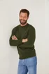 Green Soft Touch Crew Neck Jumper - Small Image 4