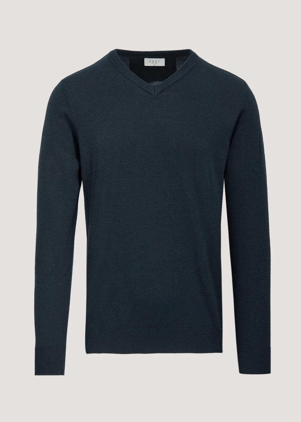 Navy Soft Touch V-Neck Jumper - Small Image 5