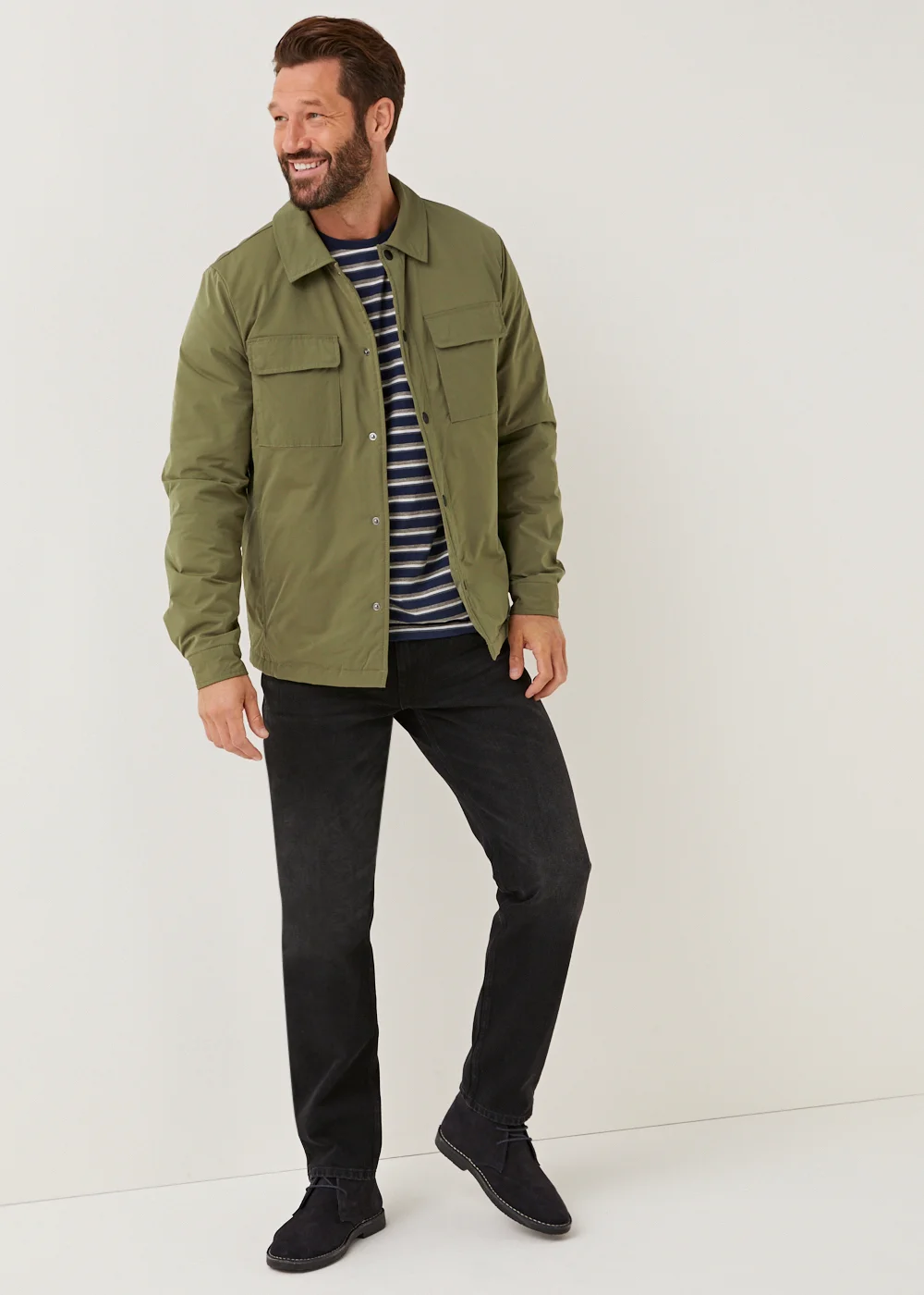 Lincoln Khaki Harrington Jacket - M Image 3