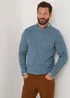 Lincoln Blue 7 Gauge Knit Jumper - Small Image 1