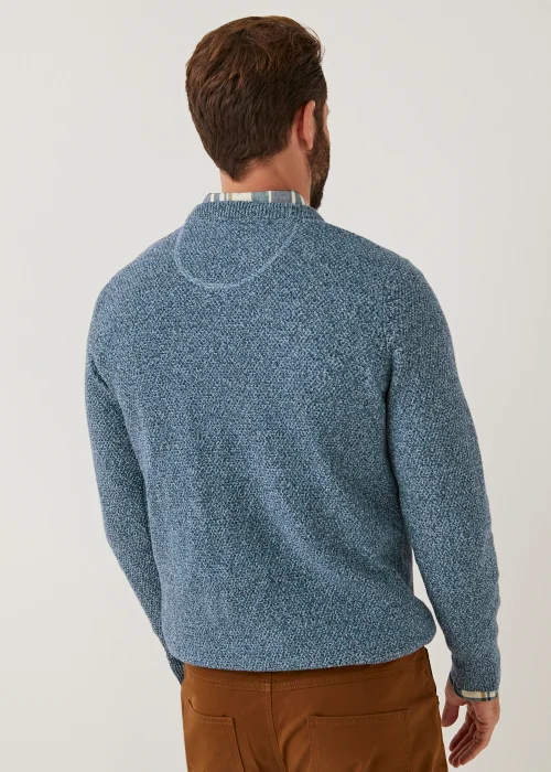 Lincoln Blue 7 Gauge Knit Jumper - Small Image 2