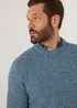 Lincoln Blue 7 Gauge Knit Jumper - Small Image 4