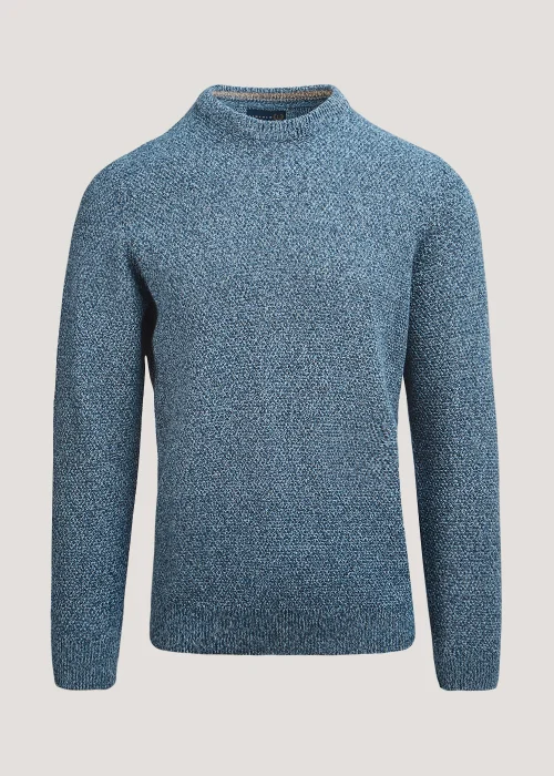 Lincoln Blue 7 Gauge Knit Jumper - Small Image 3
