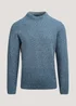 Lincoln Blue 7 Gauge Knit Jumper - Small Image 3