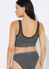 3 Pack Seam Free Ribbed Crop Tops - S Image 3