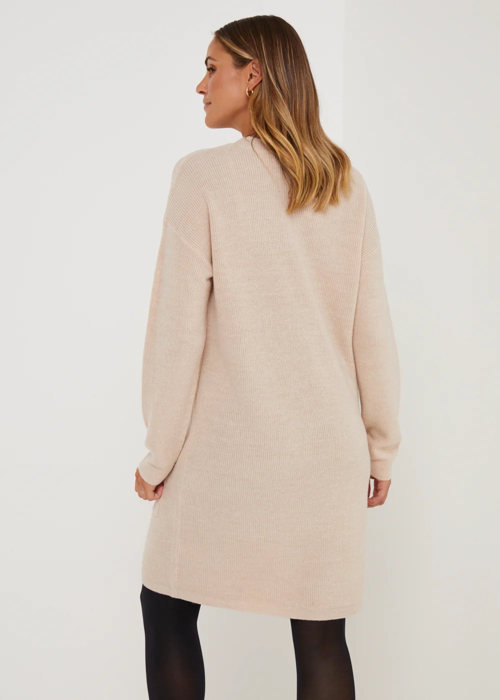 Oatmeal Super Soft Tunic Dress - 8 Image 4