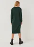 Green Super Soft V-Neck Dress - 8 Image 3