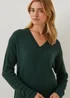 Green Super Soft V-Neck Dress - 8 Image 4