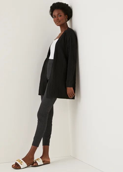 Black Baby Cable Knit Cardigan - S Image 4