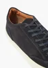 Navy Real Suede Cupsole Trainers - Size 6 Image 3