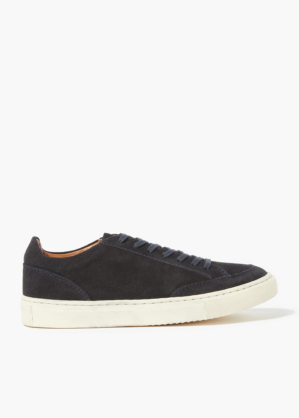 Navy Real Suede Cupsole Trainers - Size 6 Image 1