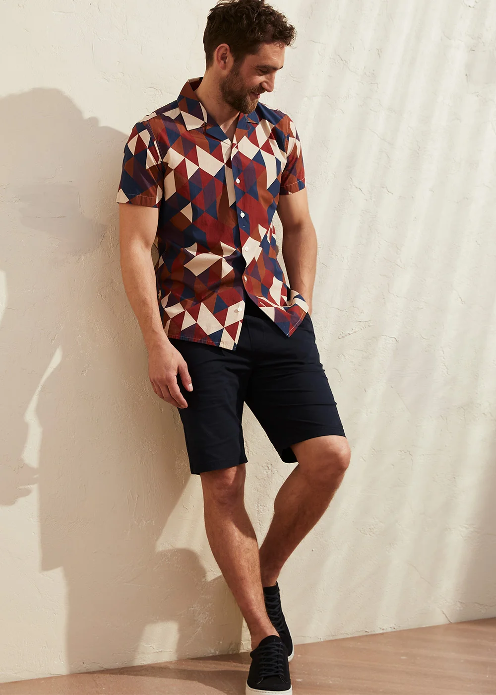 Navy Real Suede Cupsole Trainers - Size 6 Image 2