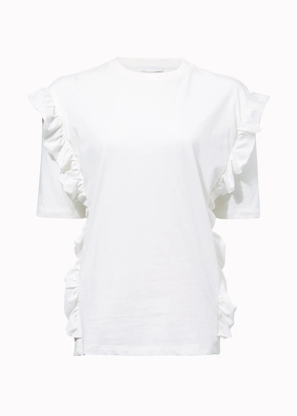 Mamalicious Maternity White Frill T-Shirt - XS - UK 6 Image 3