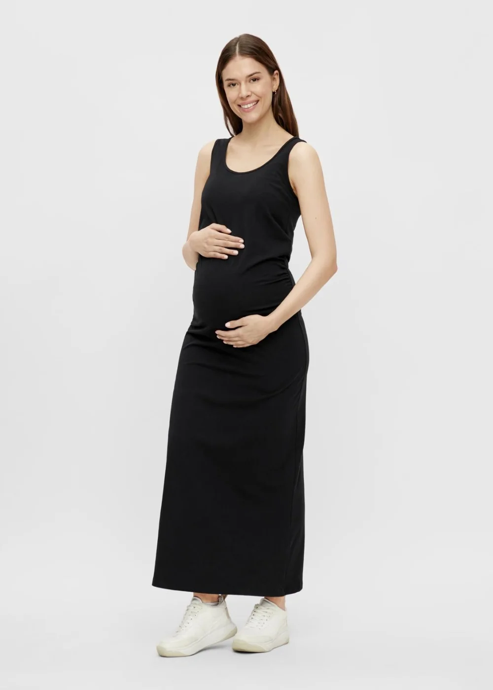 Mamalicious Maternity Black Maxi Dress - 6 Image 1